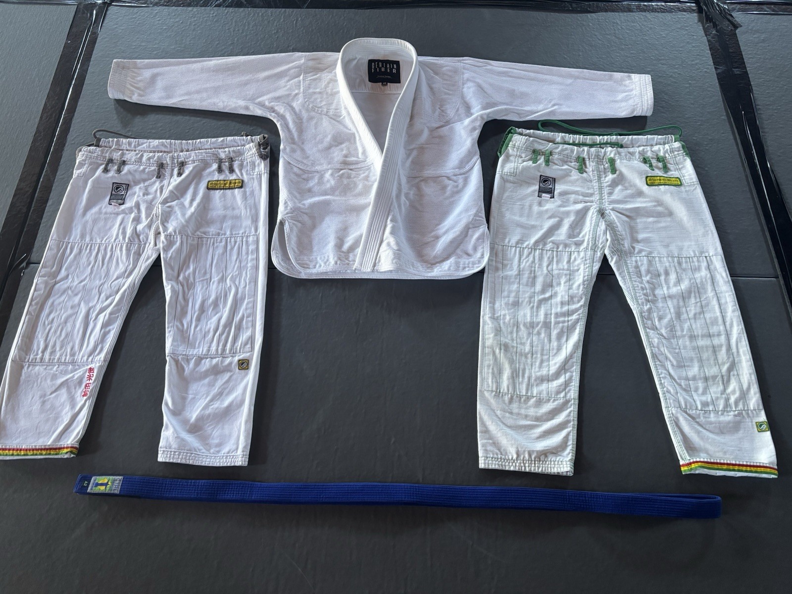 Shoyoroll CTRL Jiu Jitsu A2 Gi White Set Blue Belt Bjj (4) Item Set