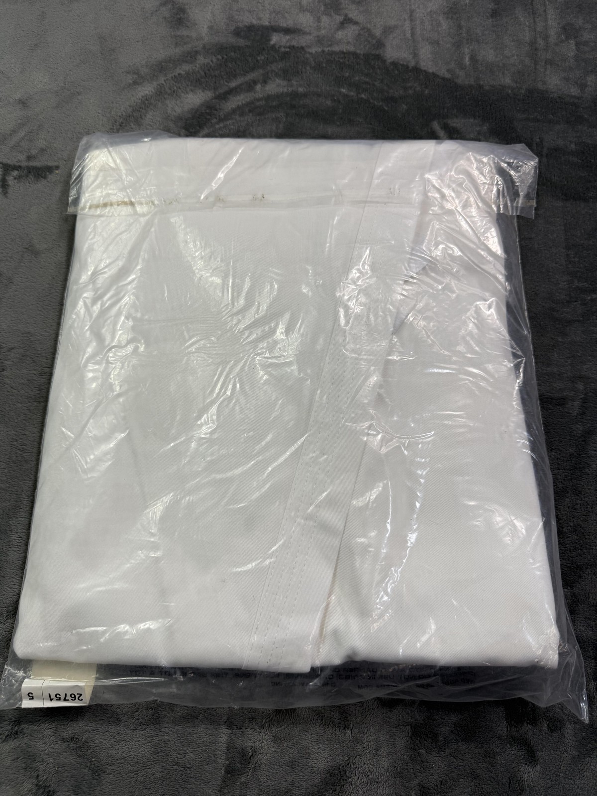 ProForce Karate Uniform Gi Men Size 5 White Lite 55% Cotton Poly Martial Arts