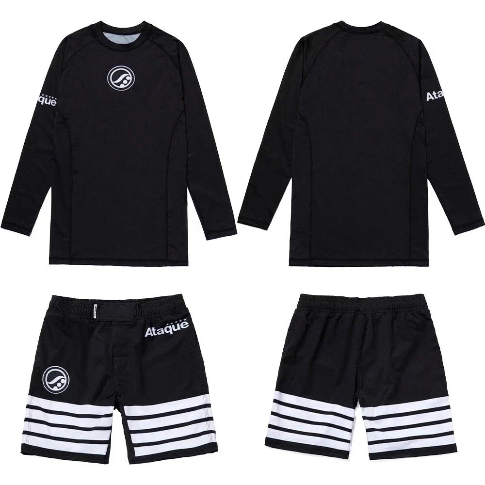 Shoyoroll Batch 109 Ataque BJJ Rash Guard Long Sleeve + Grappling Shorts Set