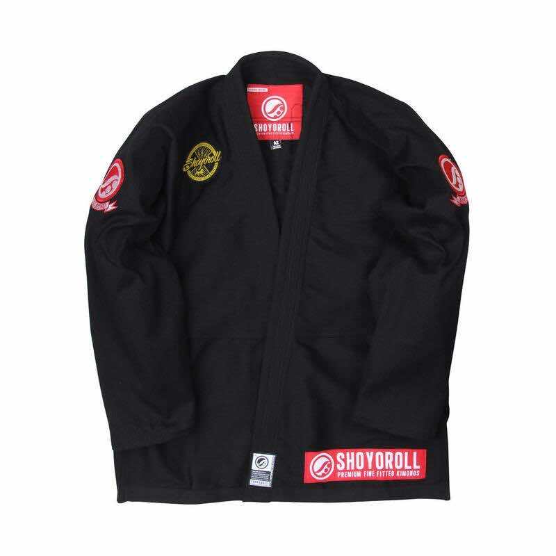 BJJ Gi Shoyoroll RVCA Batch 71 kimono Uniform 450 GSM Black **With Bag**