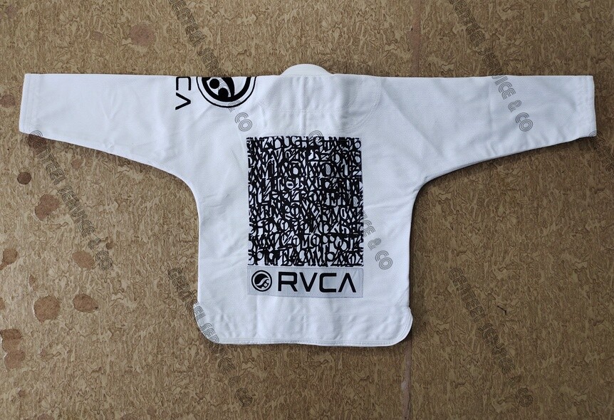 White Brazilian jiu jitsu Uniform custom made high quality A3 size BJJ Kimono