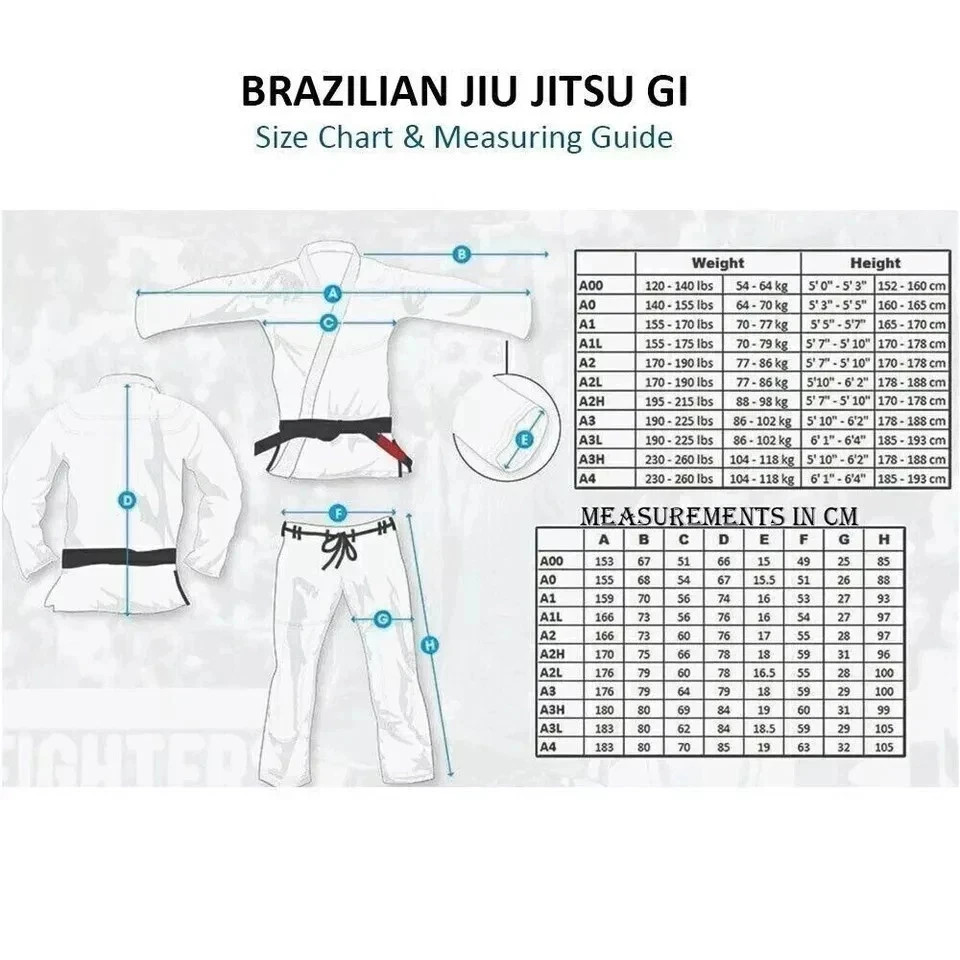 Albino & Preto A&P Ground Movement Premium BJJ Gi Brazilian Jiu Jitsu + Bag