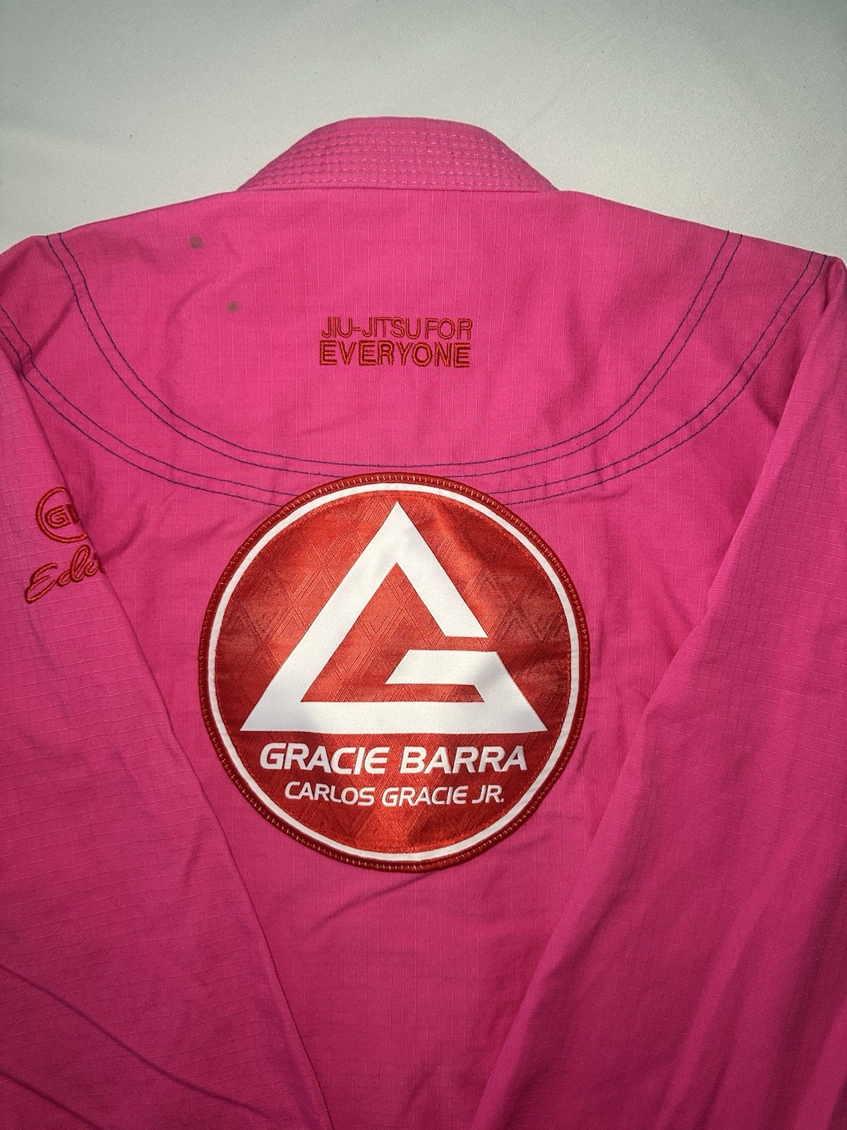 Gracie Barra Equipe Jiu-Jitsu Gi Pink Y6 Kids Unisex Uniform Set