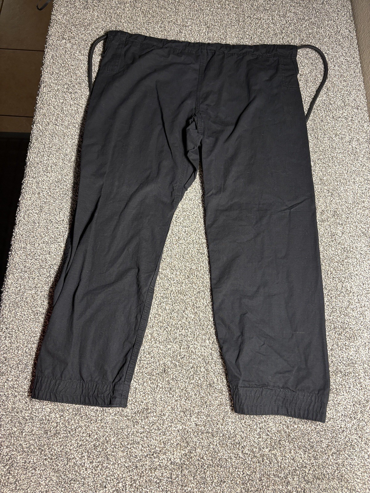 Edure Sport BJJ Gi Jiu Jitsu Uniform Set Mens A3/XL Black Martial Arts Fightwear