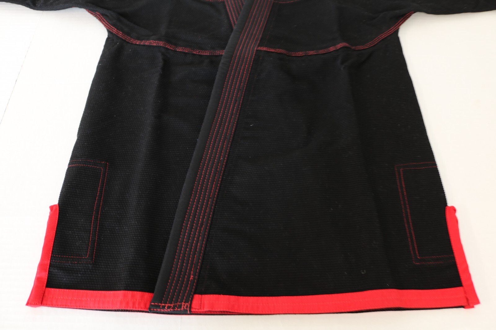 Martial Sports Brazilian Jiu Jitsu Gi Uniform – Black/Red, Free Belt, Free Ship