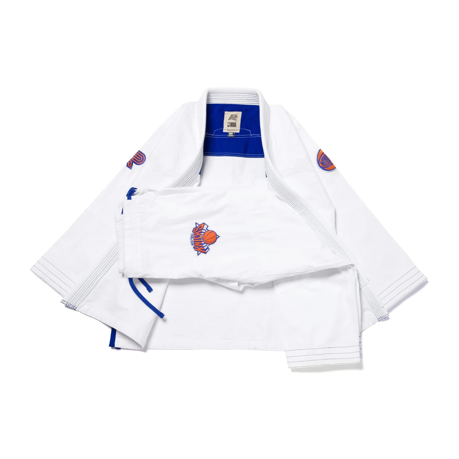 Shoyoroll Albino & Preto x New York Knicks White BJJ Gi 450 gsm Jiu Jitsu