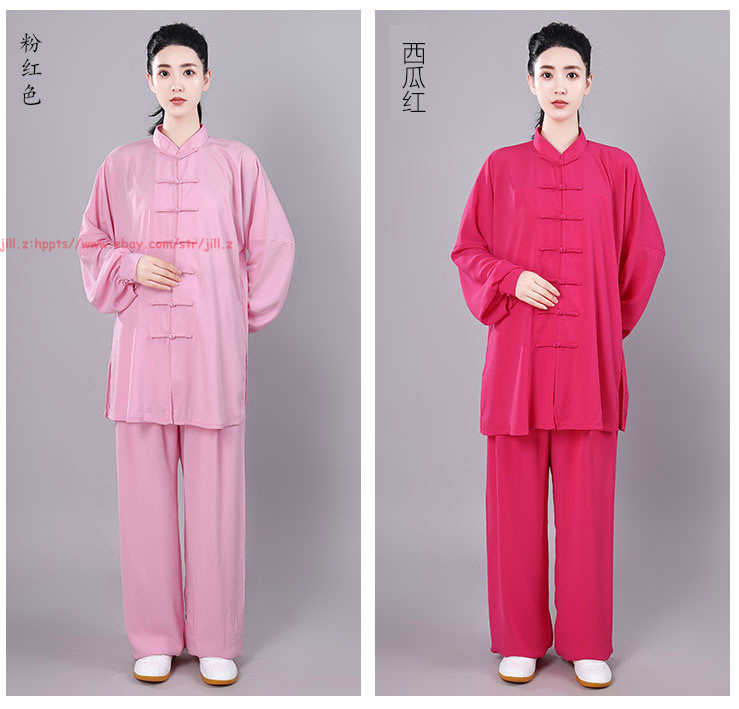 Women Men’s Chinese Traditional Tai Chi Uniforms Cotton Kung Fu Clothing Suits