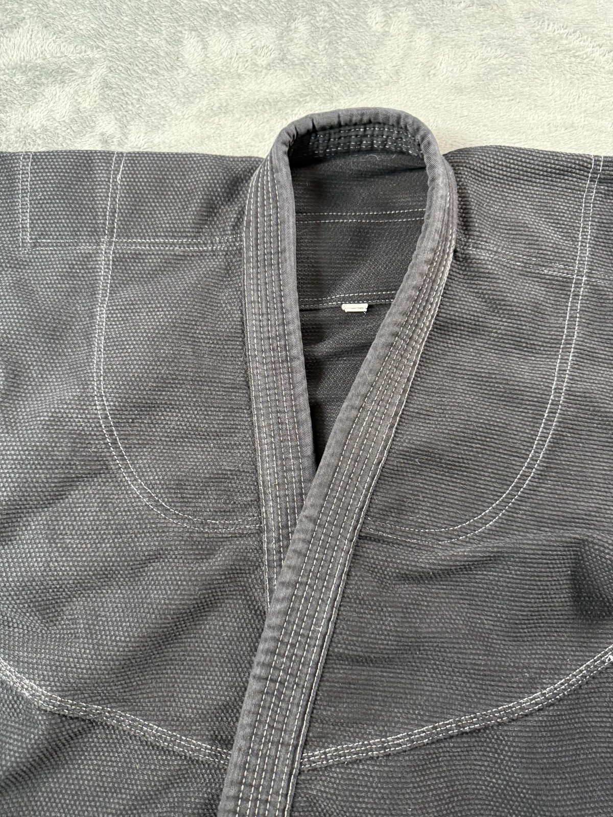Your Jiu Jitsu Gear Gi Coat Adult Sz A2 BJJ Jacket Top Black 100% Cotton Kimono