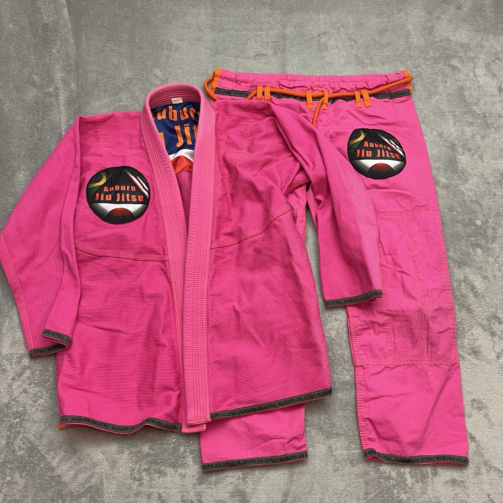 Women’s Pink Jiu Jitsu Gi F2 Top & Bottoms Auburn Jiu Jitsu