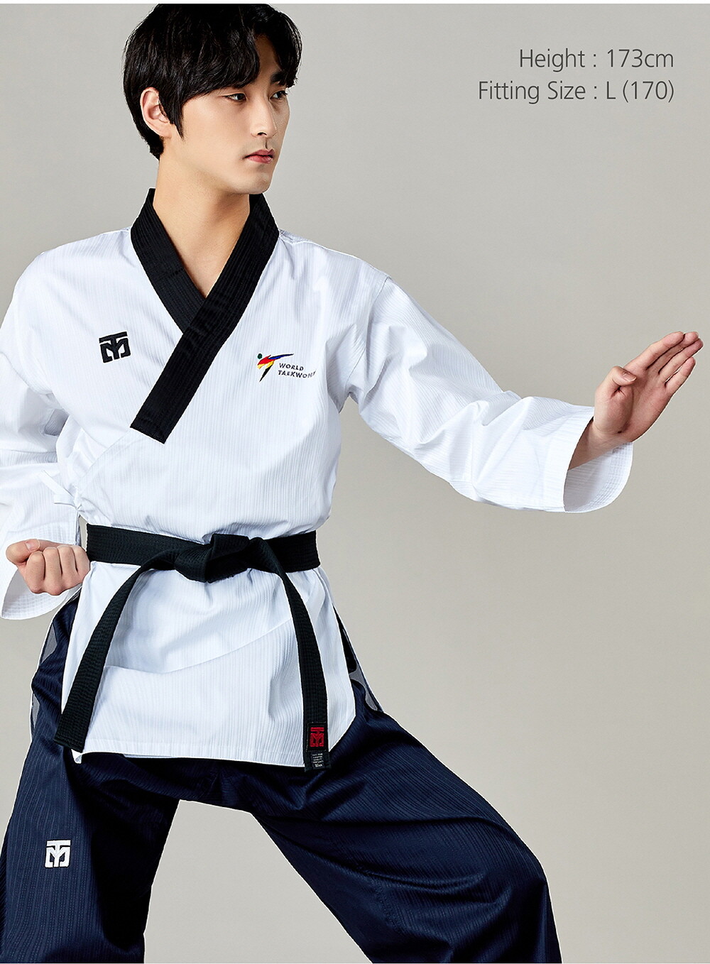 MOOTO TAEBEK 2.1 Poomsae Uniform (Male) WT Dan Dobok TKD Gi