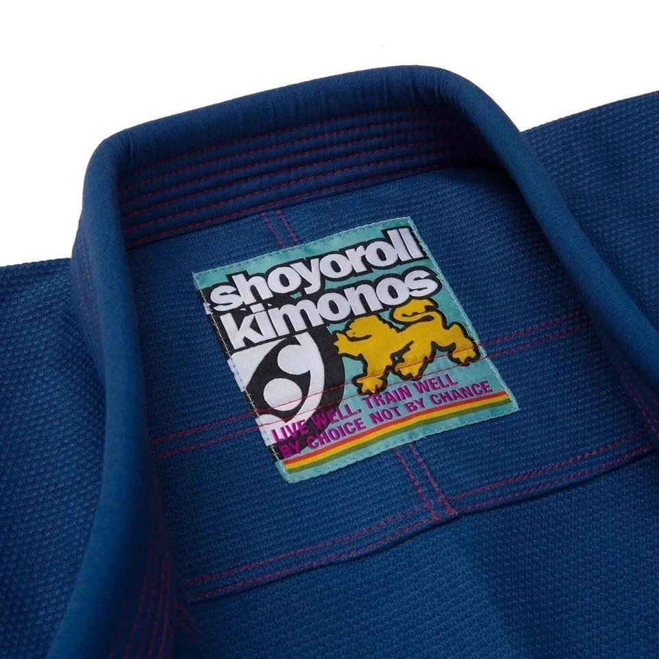 Shoyoroll BJJ Gi Batch 145 SuperLite Retro Blue 450 GSM With Bag