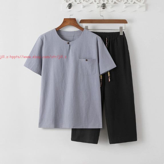 Men’s Chinese Suit Kung Fu Tai Chi Martial Arts Uniforms Casual Wing Chun Suits