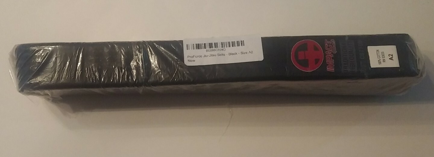 New – ProForce Jiu-Jitsu Belt – Black Size A2