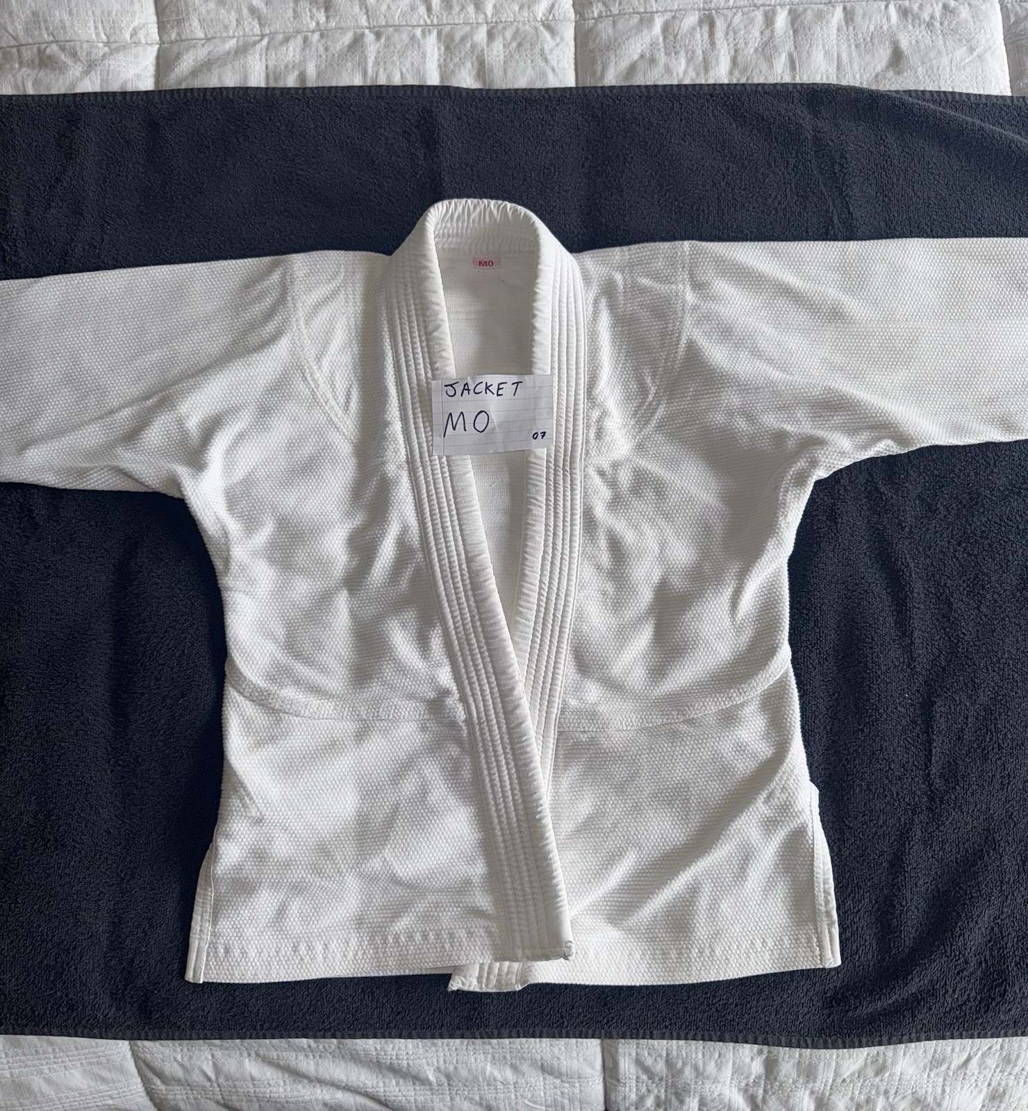 Jiujitsu Judô Kimono Gi Unbranded White Size M0 Children (only Jacket)