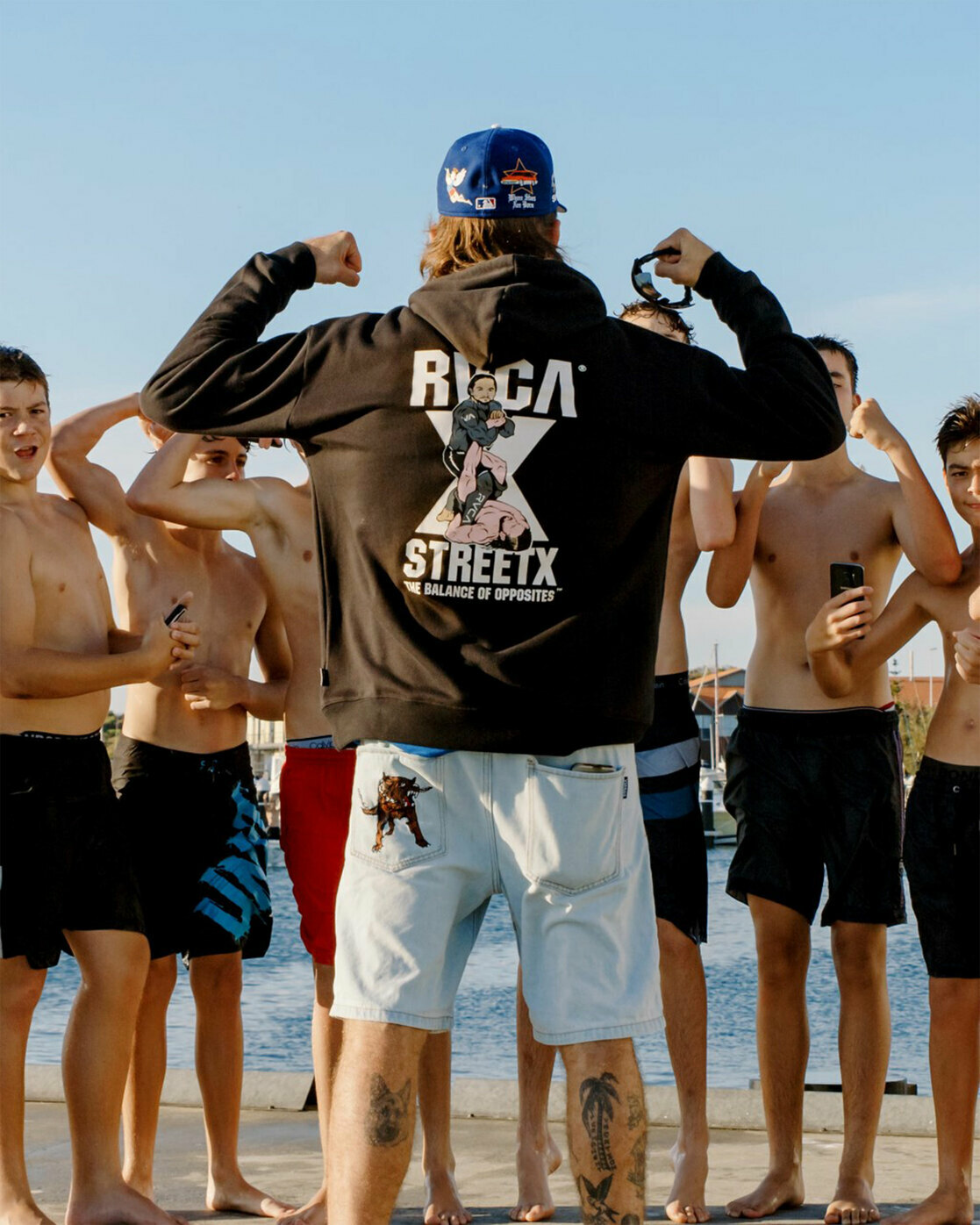 RVCA x StreetX Tap Out Hoody ***Brand New***
