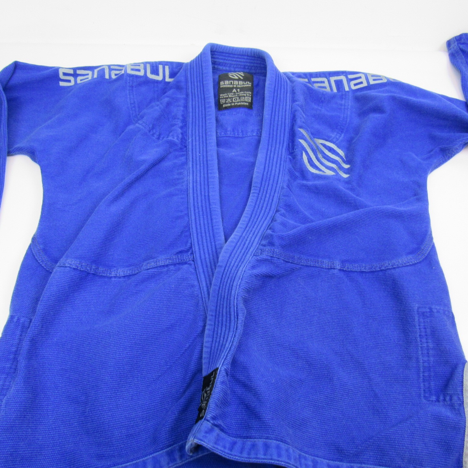 Sanabul Gi Jacket Ultra Light Jiu Jitsu Men’s A1 Blue Top Only Martial Arts