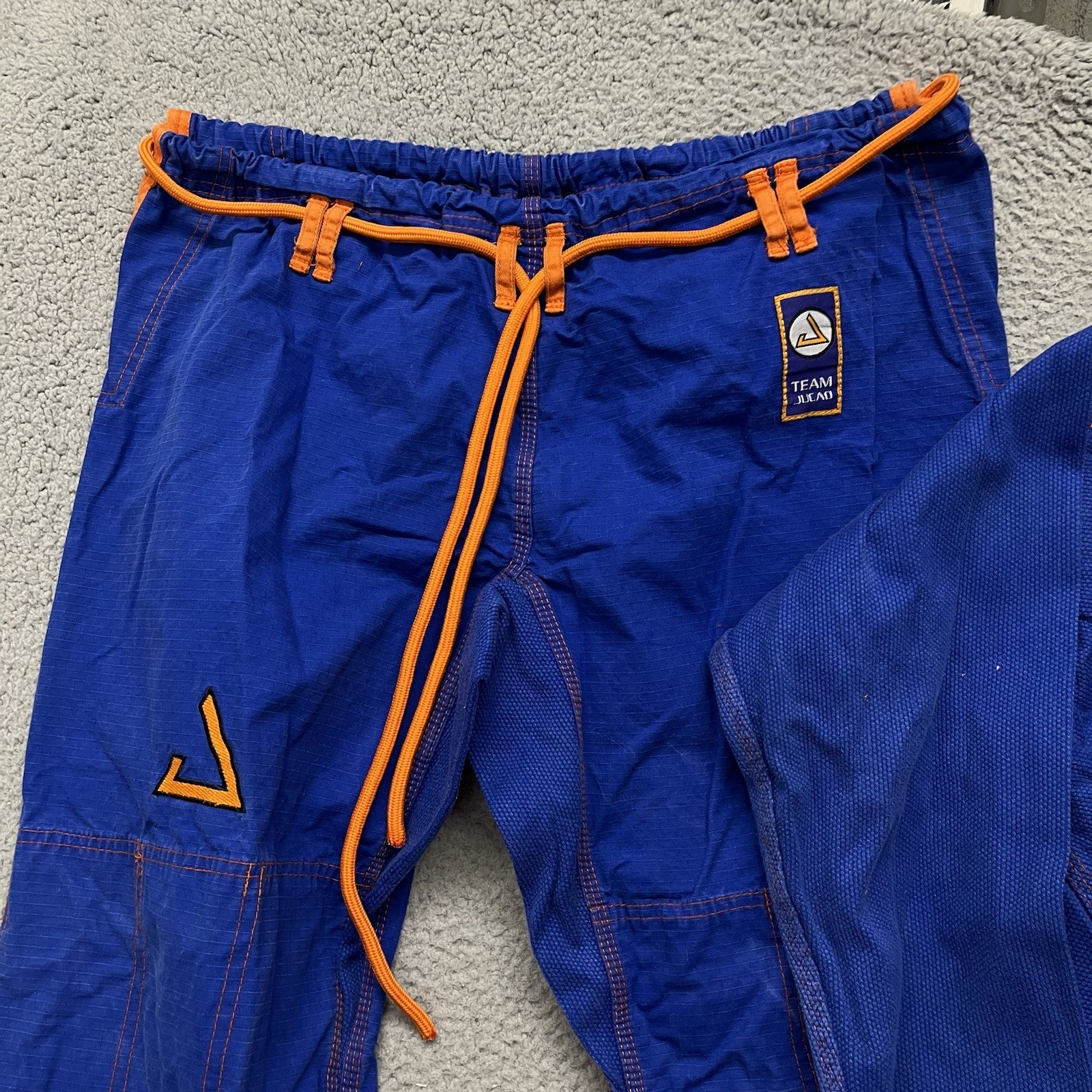 Team Jucao Gi Set Adult A4 Blue Jiu Jitsu Ripstop MMA Grappling *No Belt