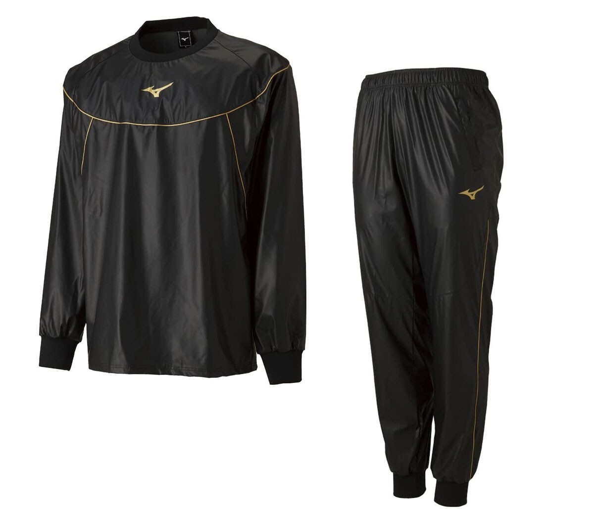 Mizuno Sauna suits Weight loss wear top and bottom set Washable Training Fitness