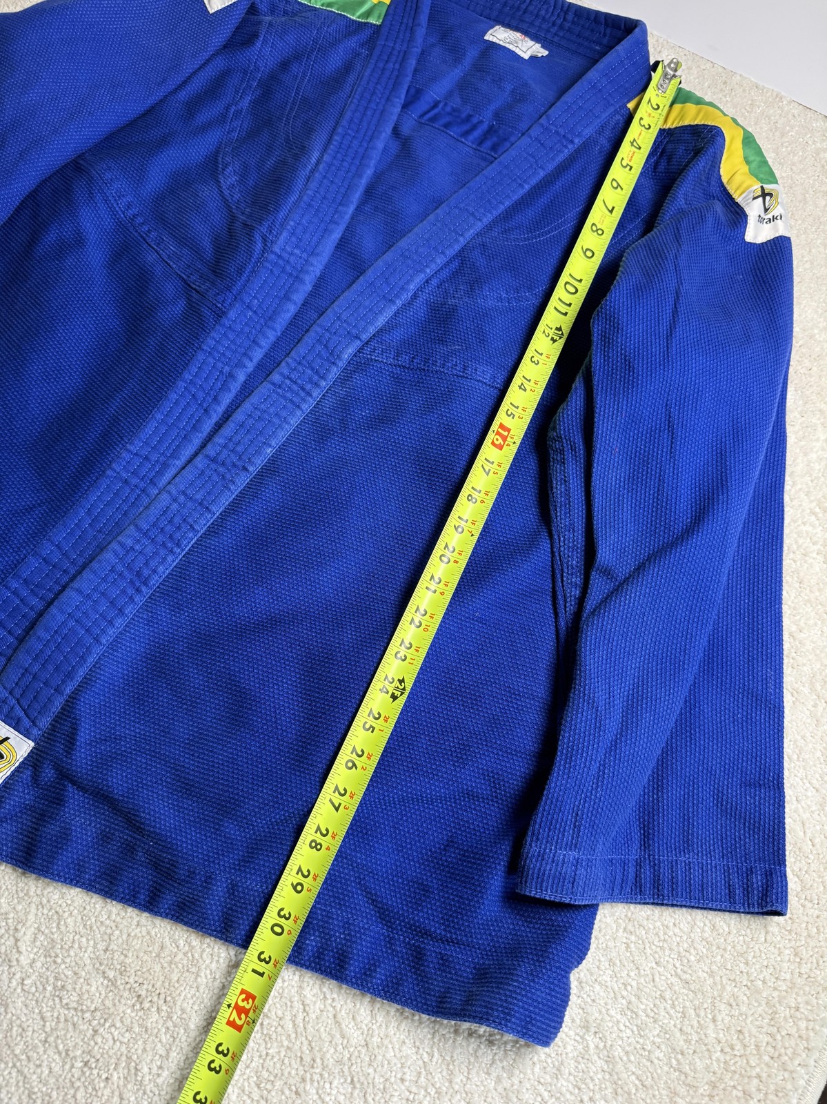 Toraki BJJ Gi A5 Mens 2XL Blue Brazilian Jiu Jitsu Kimono Jacket Pants Uniform