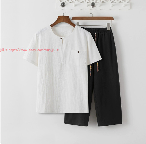 Men’s Chinese Suit Kung Fu Tai Chi Martial Arts Uniforms Casual Wing Chun Suits