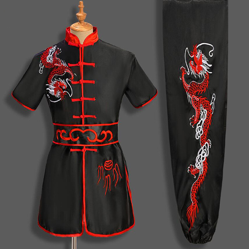 Kung Fu Tai Chi Clothing Martial Arts Set Martial Arts Clothing Dragon Embroider