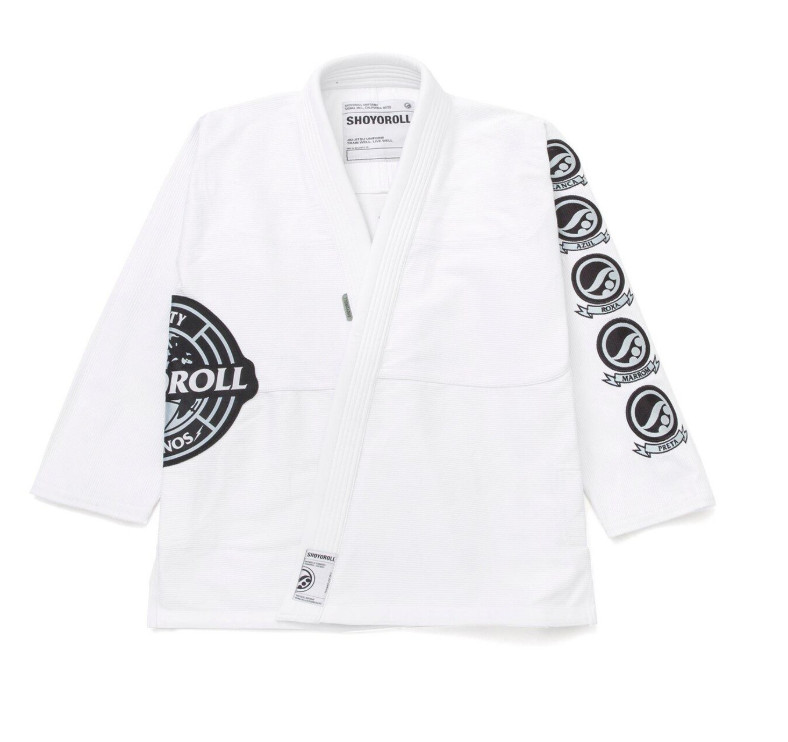 Shoyoroll Arctic Competitor White & Black BJJ Gi 450 GSM Jiu Jitsu BJJ Kimono