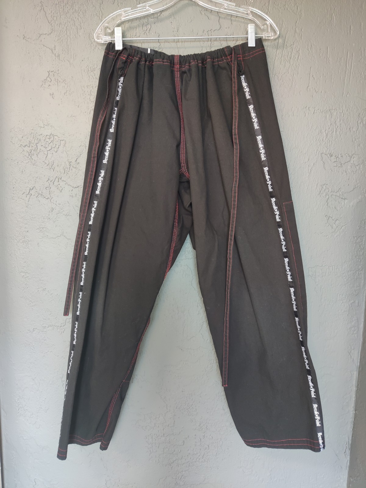 Jiu Jitsu Black & Red Breakpoint Pants Size A3 Drawstring No Belt EUC