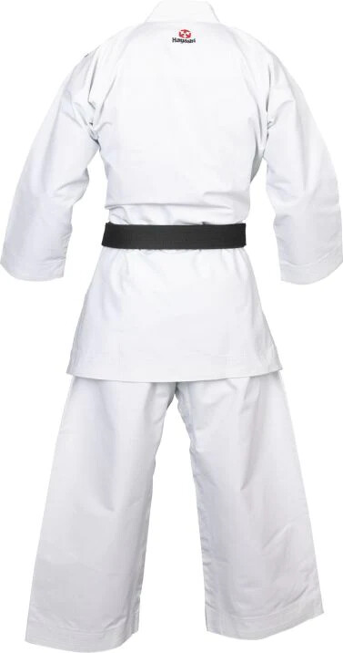 HAYASHI WKF Approved KARATE UNIFORM KATA-MORI WHITE 13oz prewash Cotton 0295-1