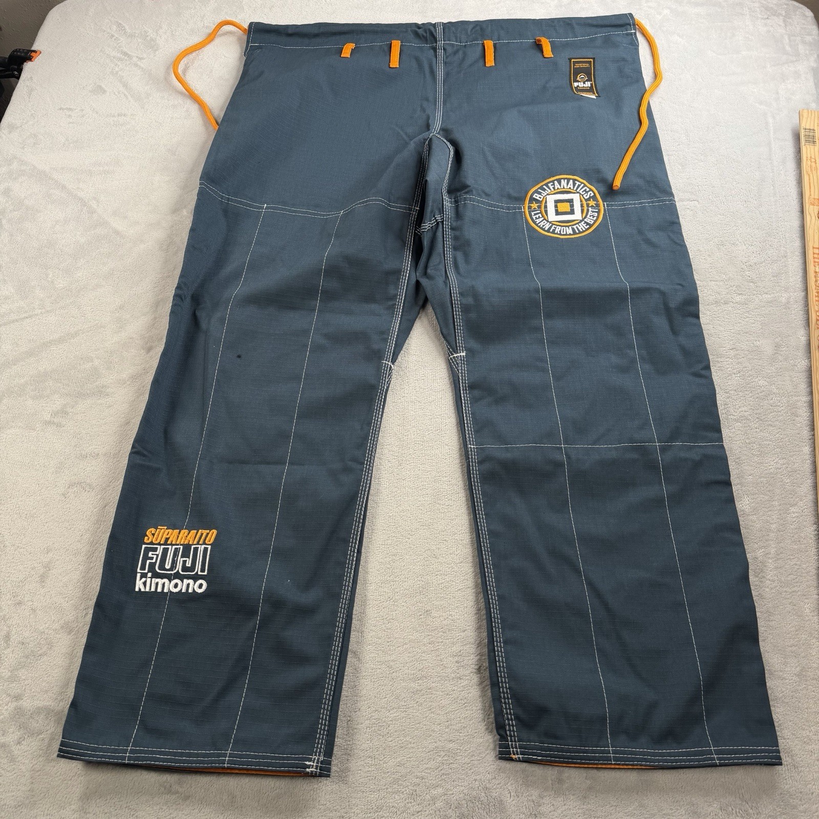 A6015 Fuji Kimono Pants Suparaito BJJ Jiu Jitsu Lightweight Ripstop Size Mens A4