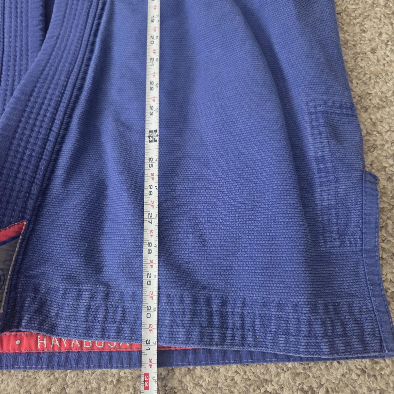 Hayabusa Jiu Jitsu Gi Jacket Kimono Top Adult A3 Blue 350GSM Pearl Weave Cotton