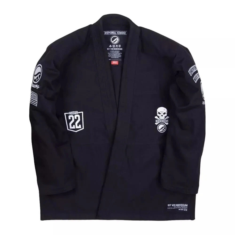Shoyoroll BJJ Gi Batch 66 Mission 22 Project Black Uniform JIU JITSU Kimono Suit