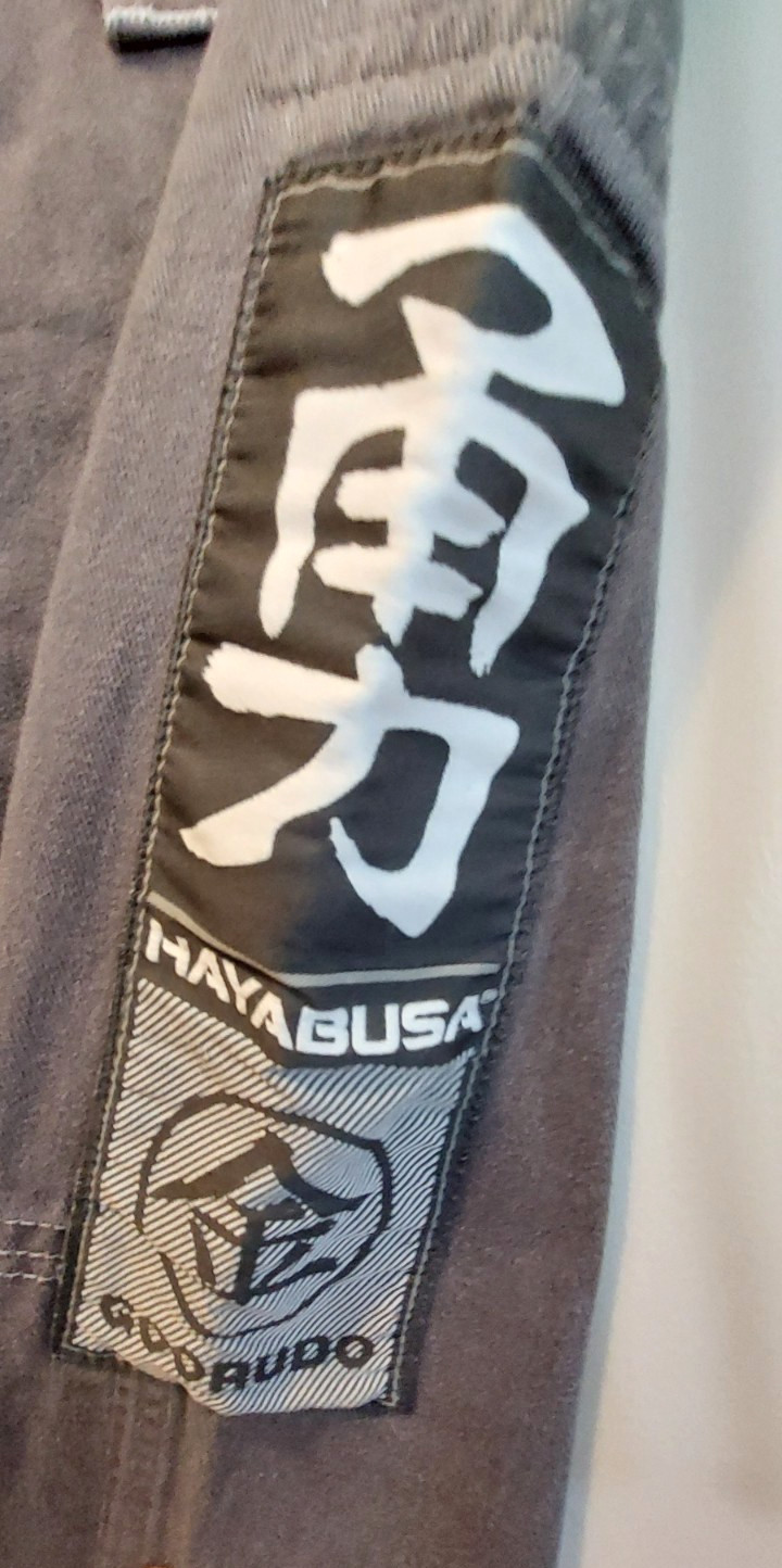 Combat Hayabusa Goorudo Pants Adult Size A2 Gray Jujitsu MMA Drawstring Athletic