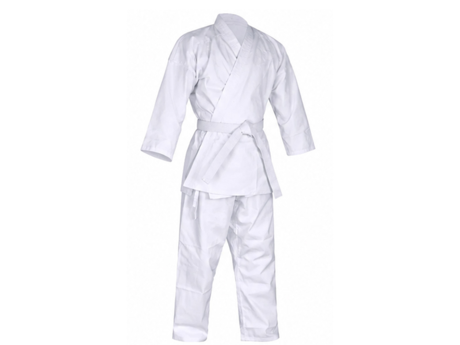 Karate Gi Uniform Adult Kids Martial Arts Suit Lightweight w/ White Belt gift