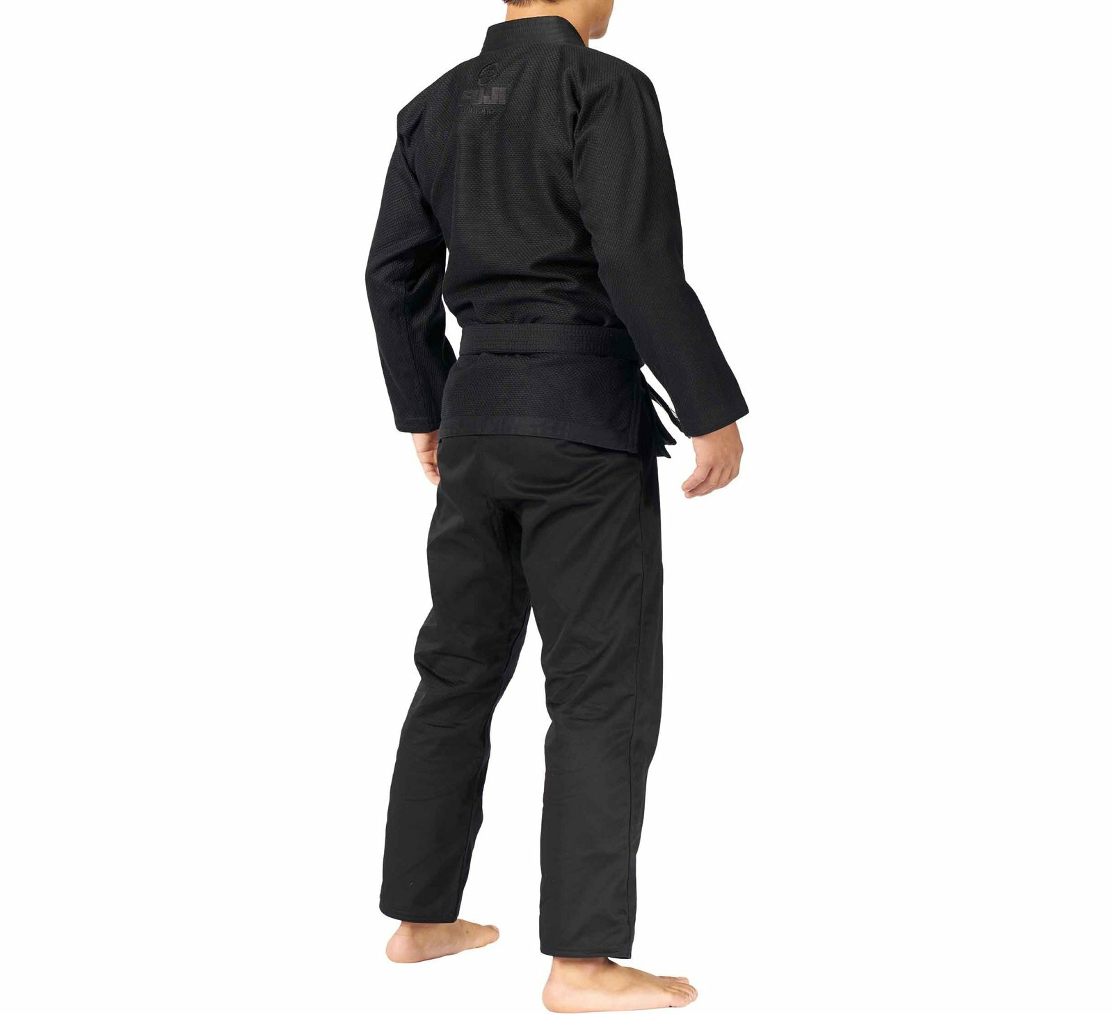 Fuji Sports All Around Mens Brazilian Jiu Jitsu Gi Jiu-Jitsu BJJ Black on Black