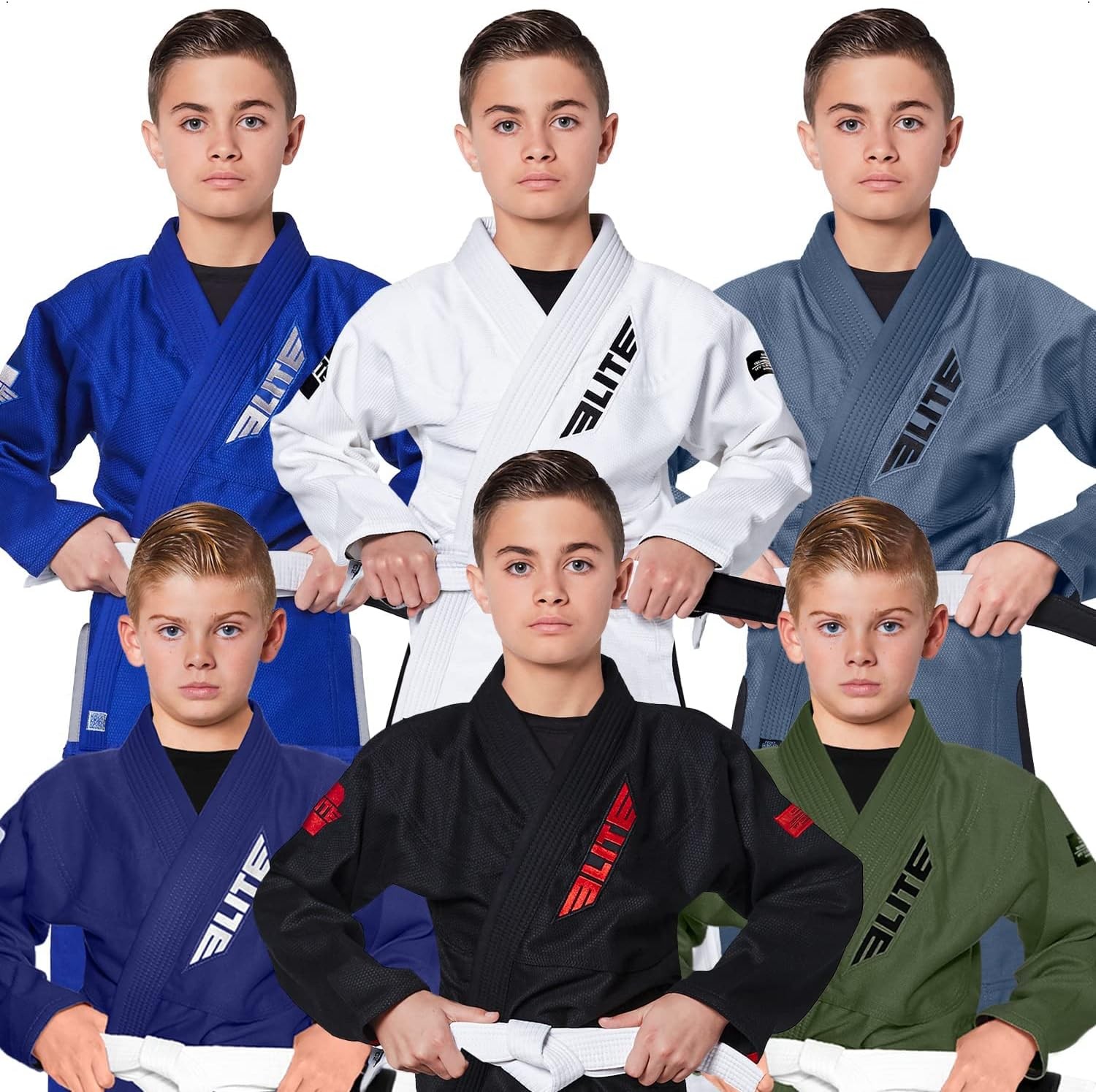 Elite Sports IBJJF Ultra Light BJJ Gi Kids w Belt
