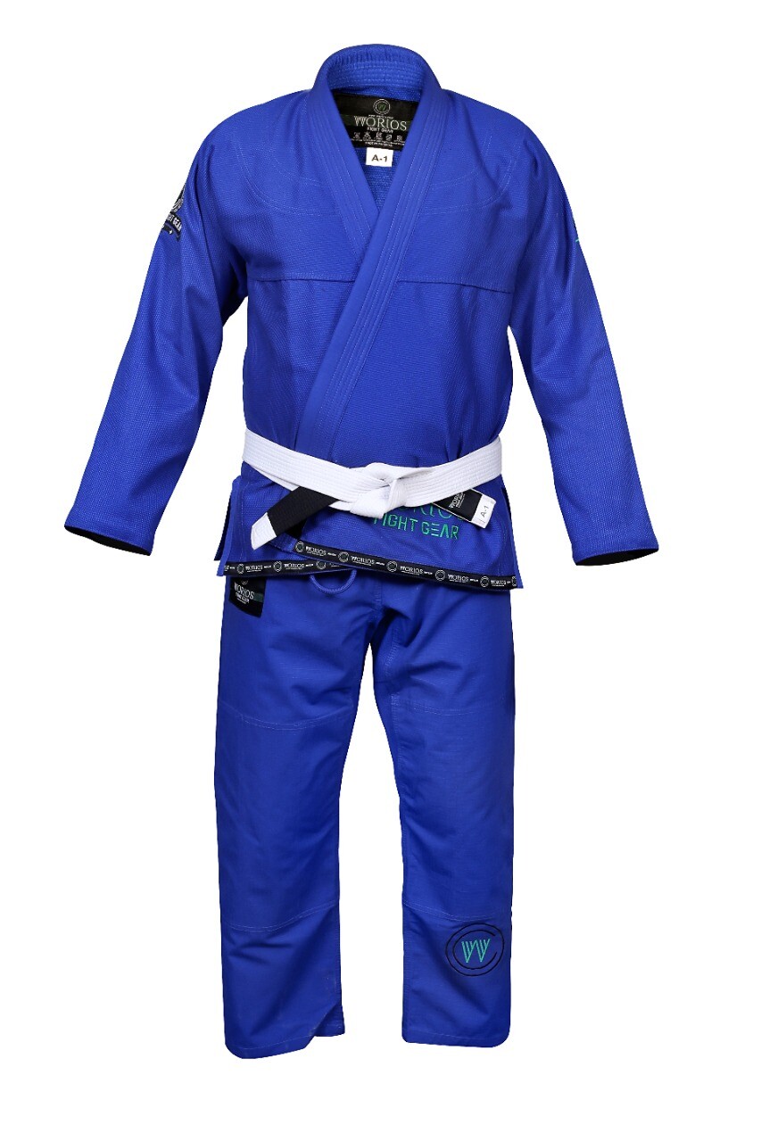 Worios LIghtweight Pro 2.0 BJJ Gi Brazilian Jiu Jitsu MMA Grappling Blue