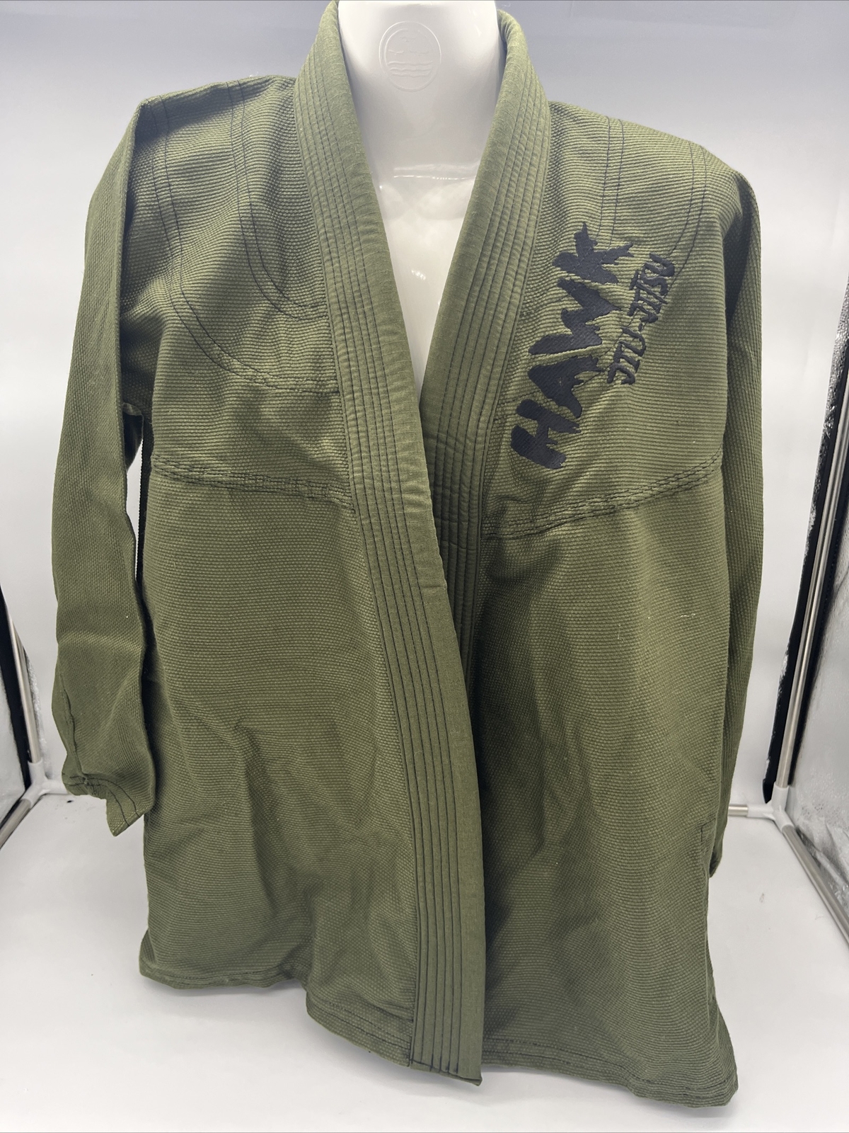 Hawk Jiu-Jitsu Green Martial Arts Brazilian Kids Size K4 Top/Kimono No Belt