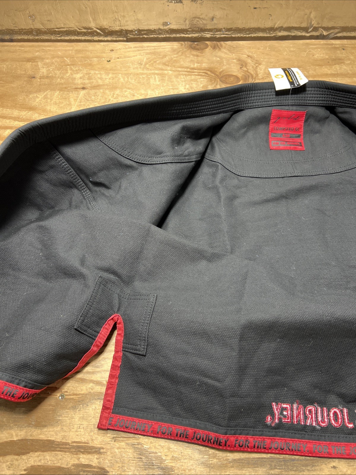 Gold BJJ Comp 380 Gi Lightweight IBJJF (TOP ONLY) Color Black Size A2H