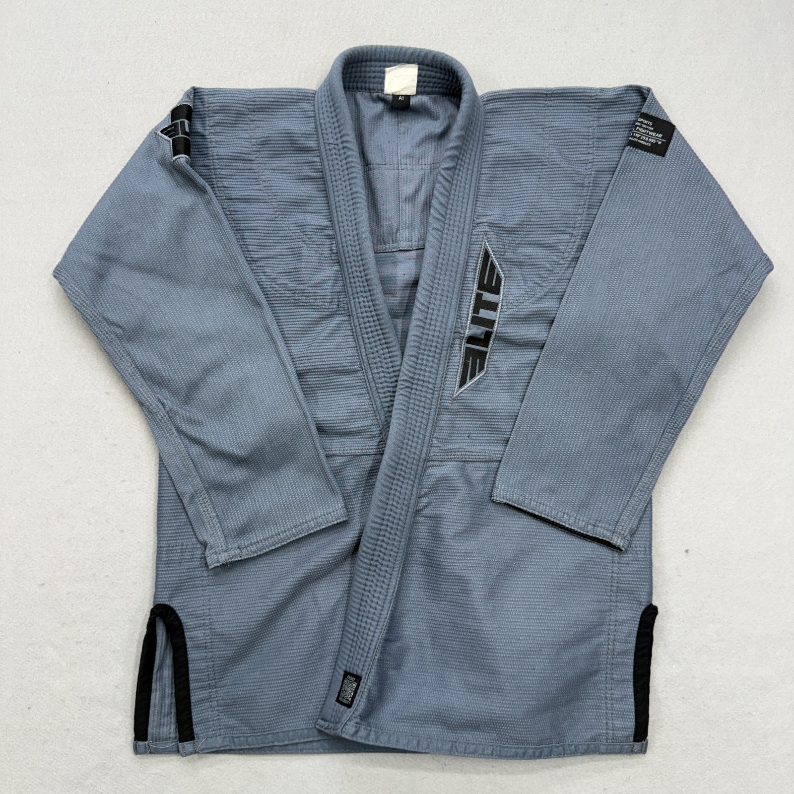 Elite Sports Unisex BJJ Gi Jacket A1 Blue Pearl Weave Jiu Jitsu MMA Sport