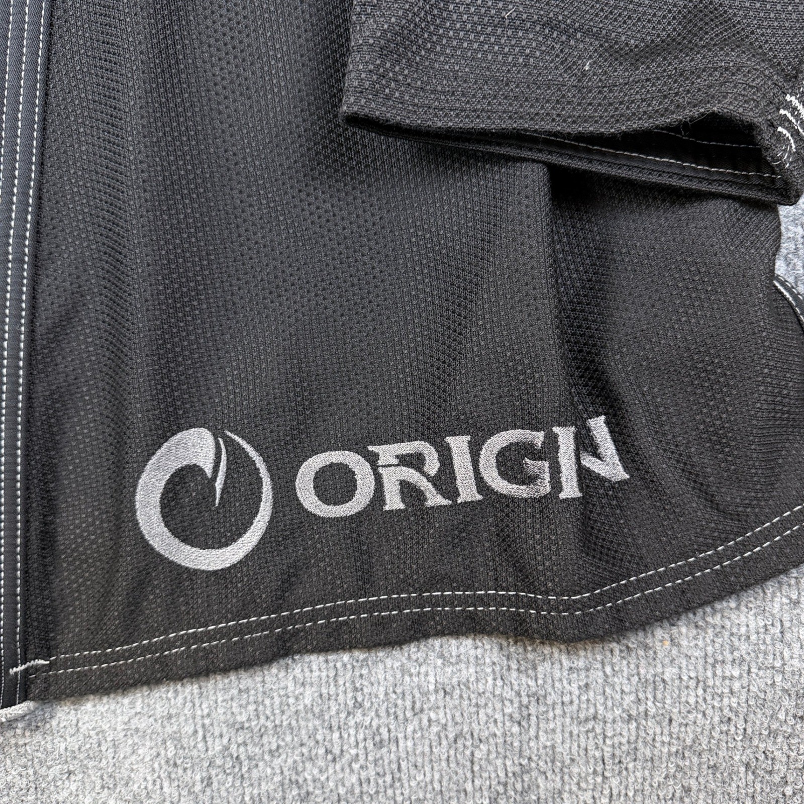 Origin Maine Jiu Jitsu Woven Gi Jacket Pants Set Black Mens A5 2XL USA Made BJJ