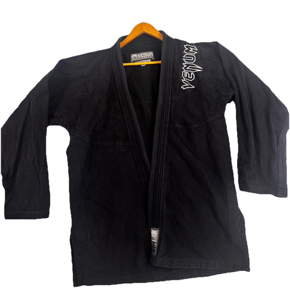 Venum Contender A4 Brazilian Jiu Jitsu Gi Top Black BJJ Jacket Mens Uniform