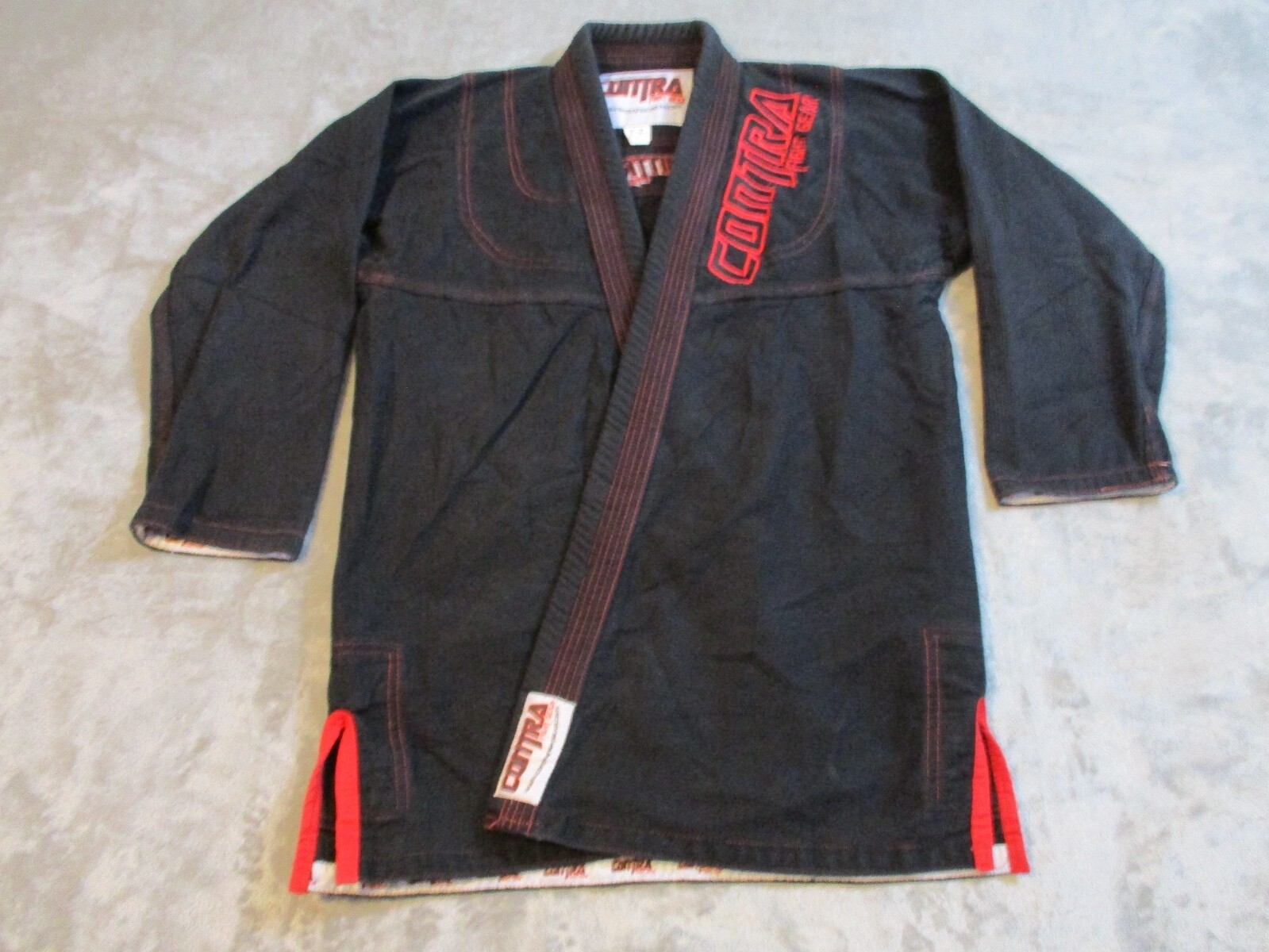 Contra Fight Gear Gi Womens F2 Medium Black BJJ kimono Jiu Jitsu Jacket Ladies
