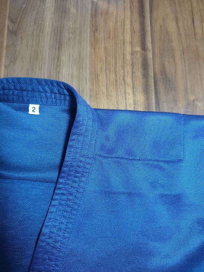 Japanese Kendo Gi Jacket Uniform Jersey Material Dark Blue Size 2 Wear