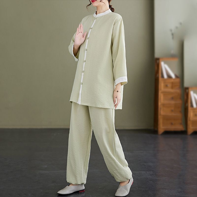 Tai Chi Suit Lay Suit Unisex Loose Yoga Suit