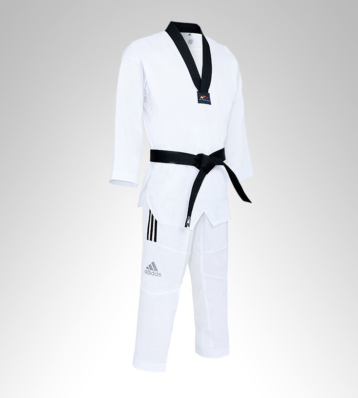 Adidas ADI-ZERO (SILVER) Taekwondo Uniform WTF Ultra Lightweight Dobok