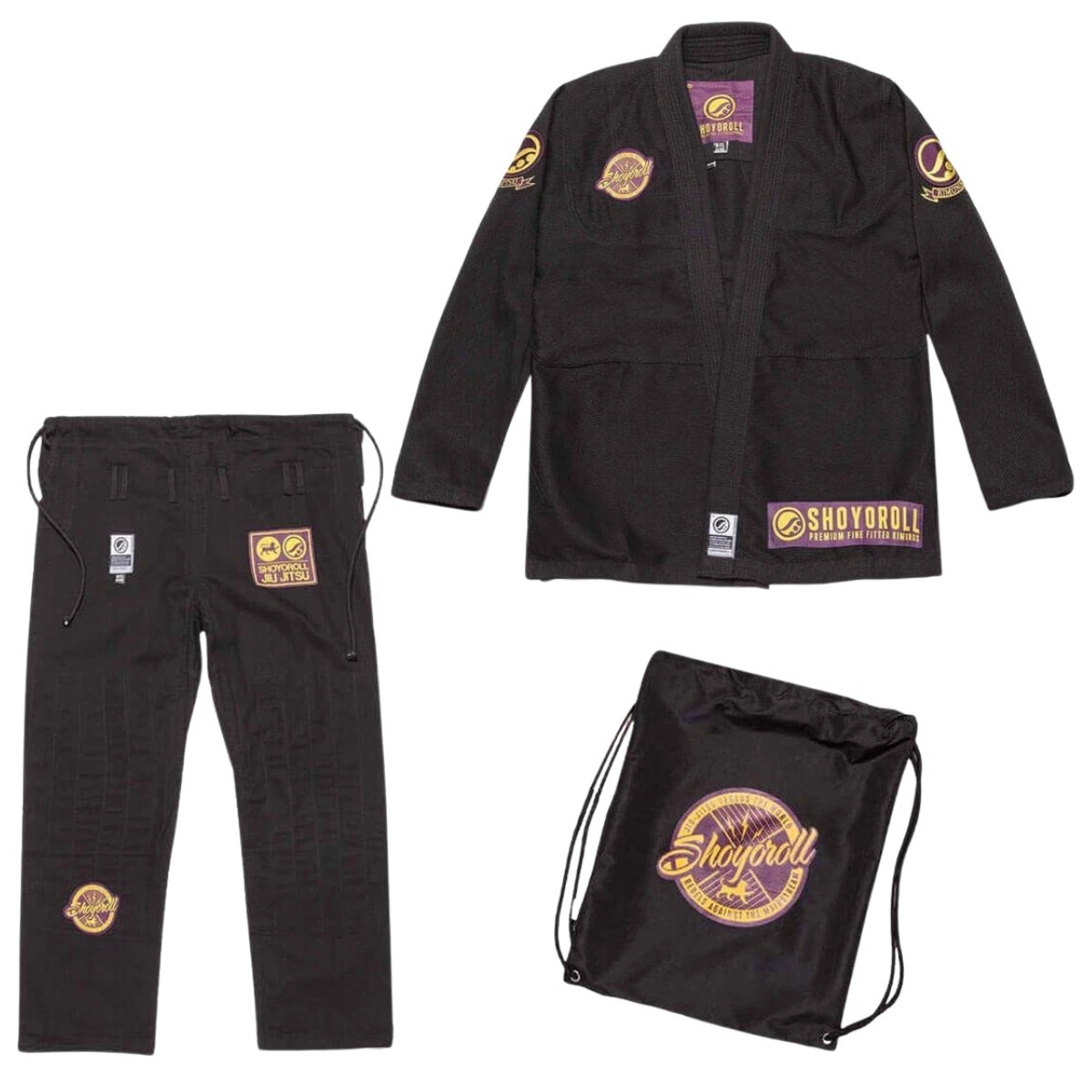 Shoyoroll Batch 83 Mamba Competitor BJJ Gi Uniform GRAPPLE Preshrunk Kimono Suit