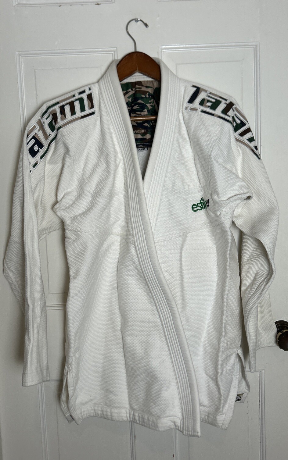 Tatami Premier Jui- Jitsu Kimono, Estilo 5.0, A2XL, Cotton, Camo
