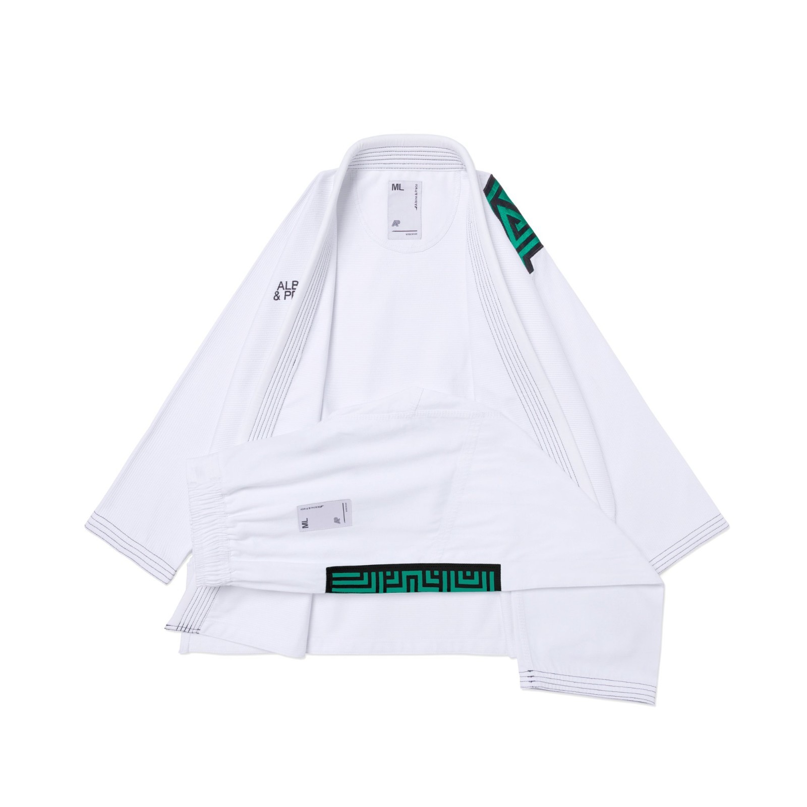 White Bjj Gis Albino and Preto STP 2026