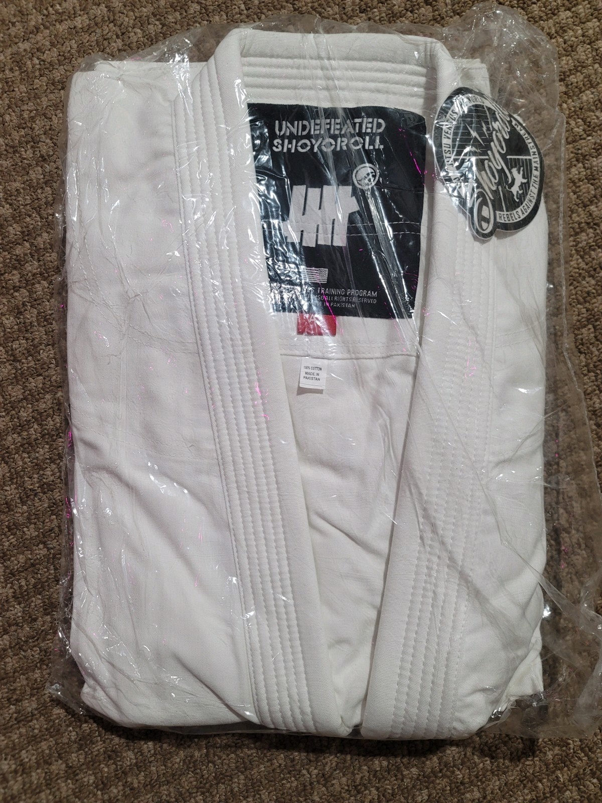 New Shoyoroll Batch 61 Undefeated V2 White BJJ Gi Uniform 450 gsm Jiu Jitsu Suit