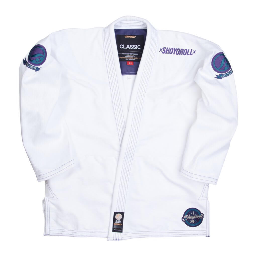 Shoyoroll Jiu Jitsu Uniform Comp Standard XV Q4 BJJ 450 GSM White With Bag